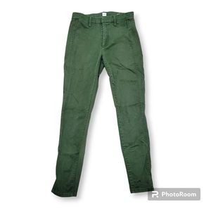 GAP Skinny green dress pants